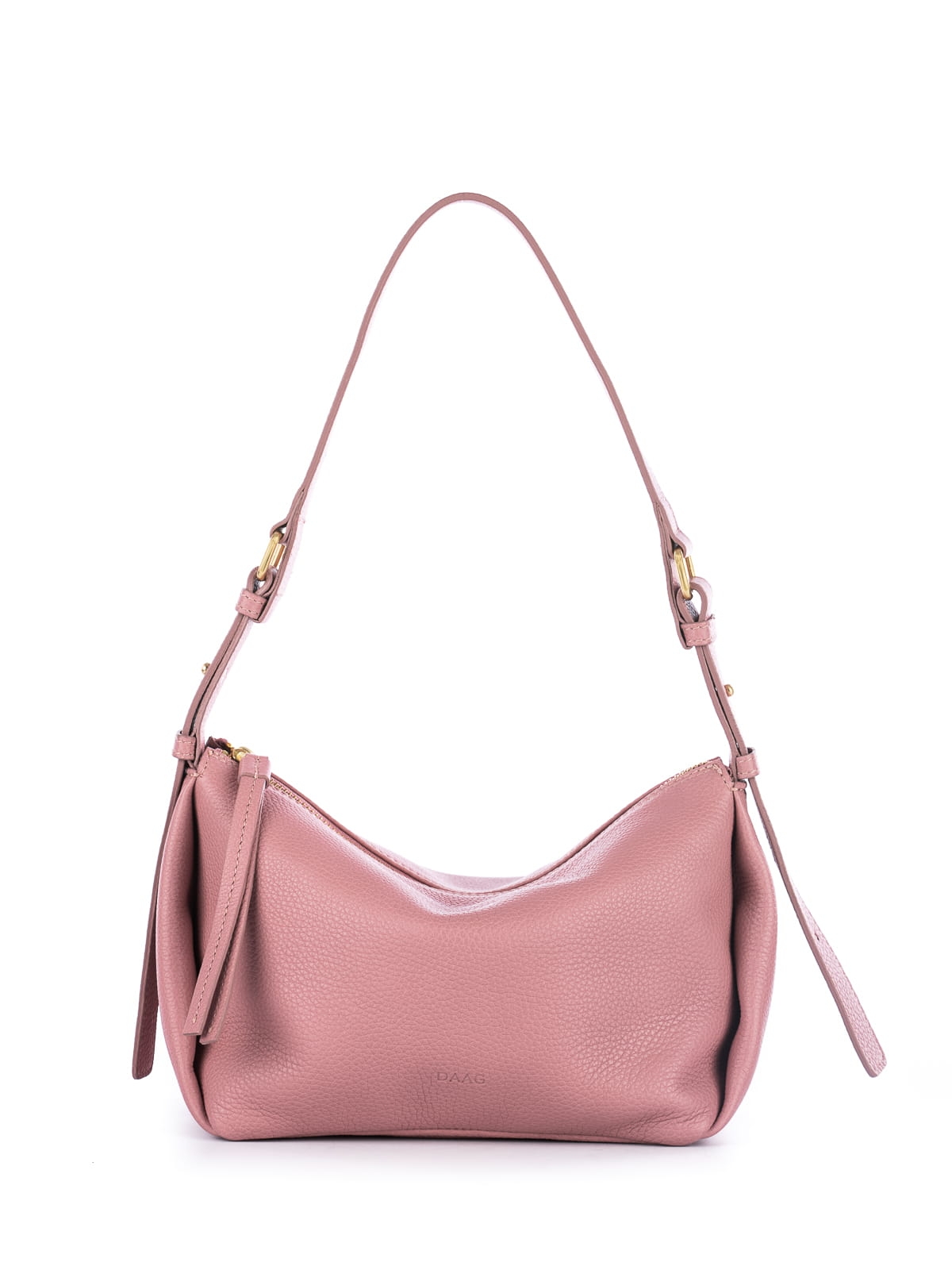 MINI FLORENCE róż groszek skórzana torebka damska listonoszka torba na ramię.JPG