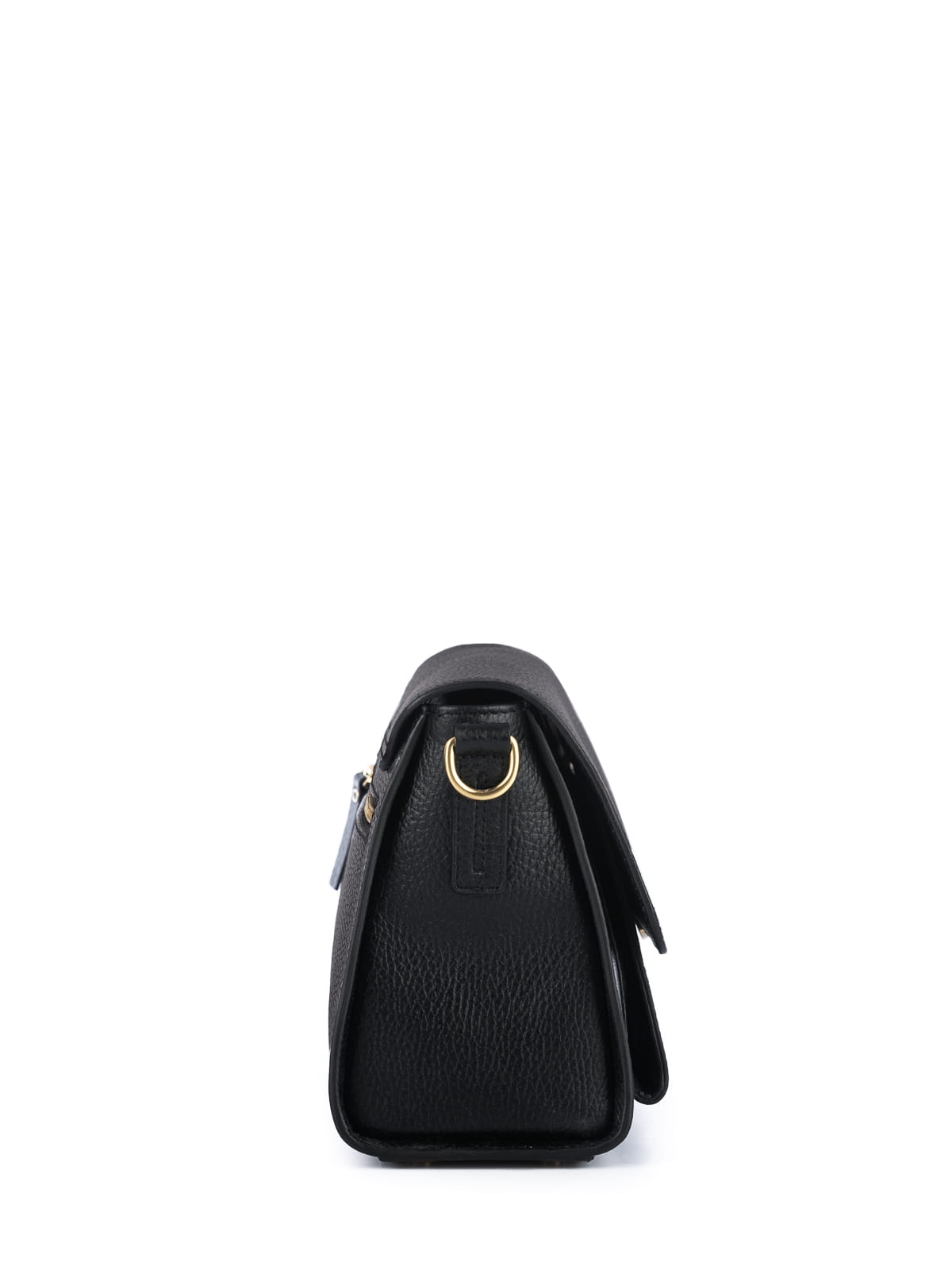 ISMENE czarna skóra naturalna groszek skórzana torebka damska.JPG