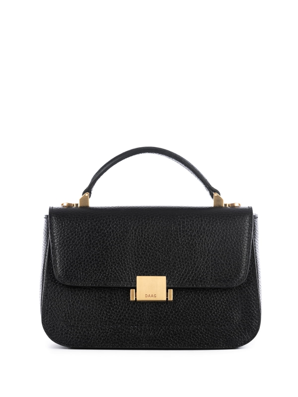 CYNTHIA czarna groszek skórzana torebka damska mała.JPG