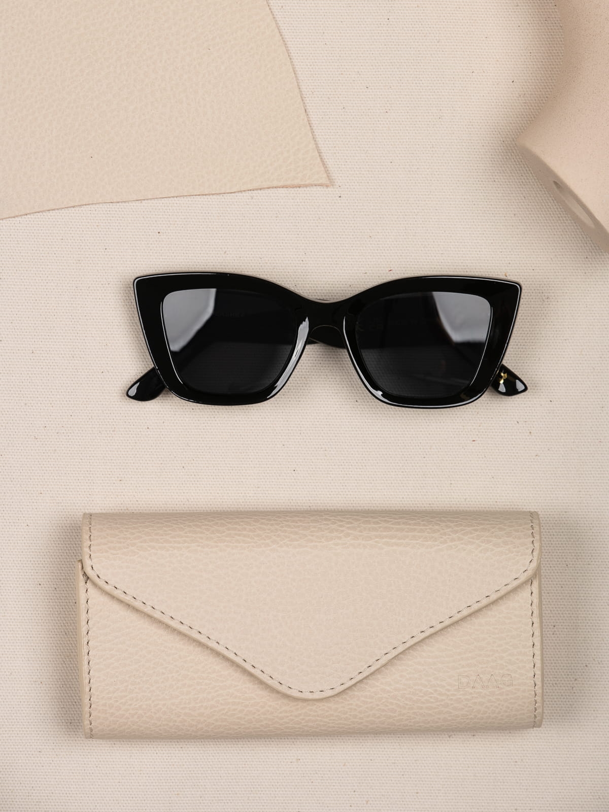 DALIA milk groszek etui na okulary skórzany damski futerał pokrowiec.JPG