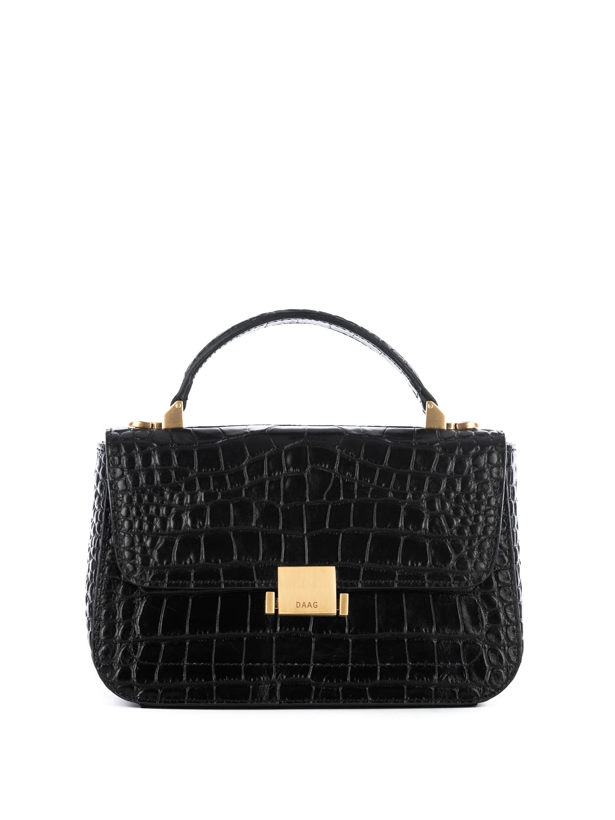 CYNTHIA czarna croco mała skórzana torebka.JPG