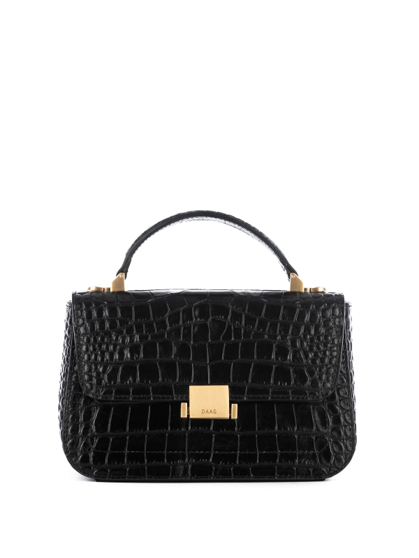 CYNTHIA czarna croco mała skórzana torebka.JPG