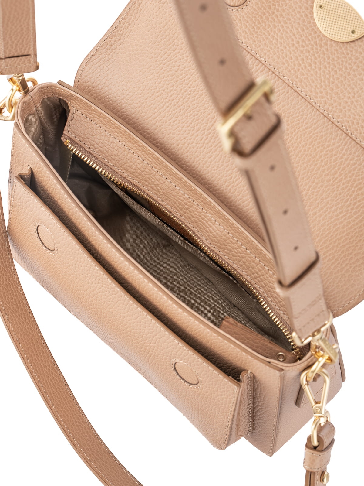 LYNETTE beż groszek skóra naturalna torebka damska.JPG