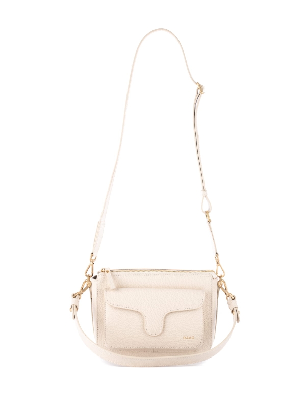 MINI MARLOTTE milk groszek skórzana torebka damska listonoszka torba na ramię.JPG