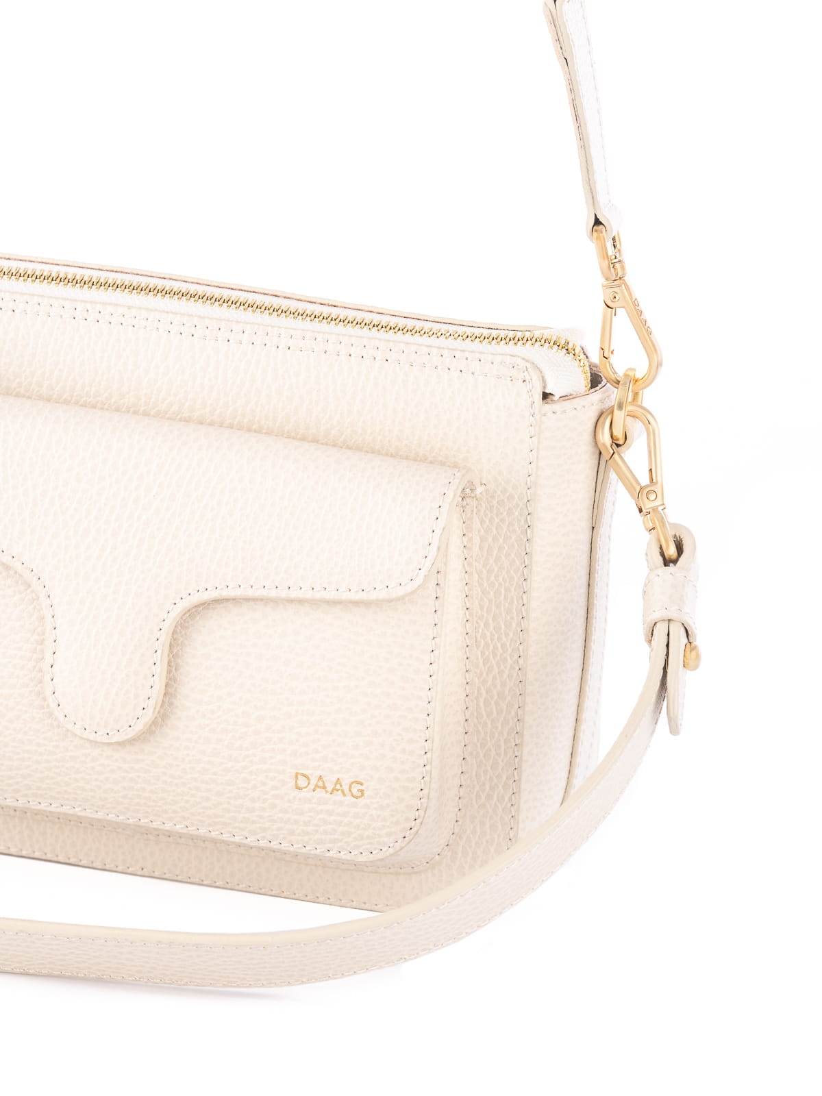 MINI MARLOTTE milk groszek skórzana torebka damska torba na ramię.JPG