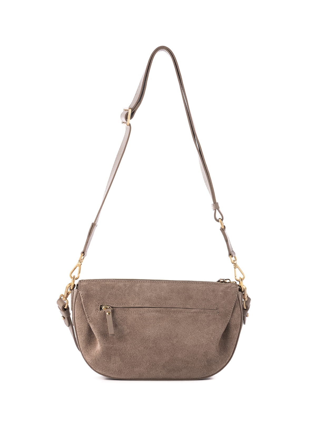 PENELOPE zamsz jasny taupe skórzana torebka listonoszka torba na ramię.JPG