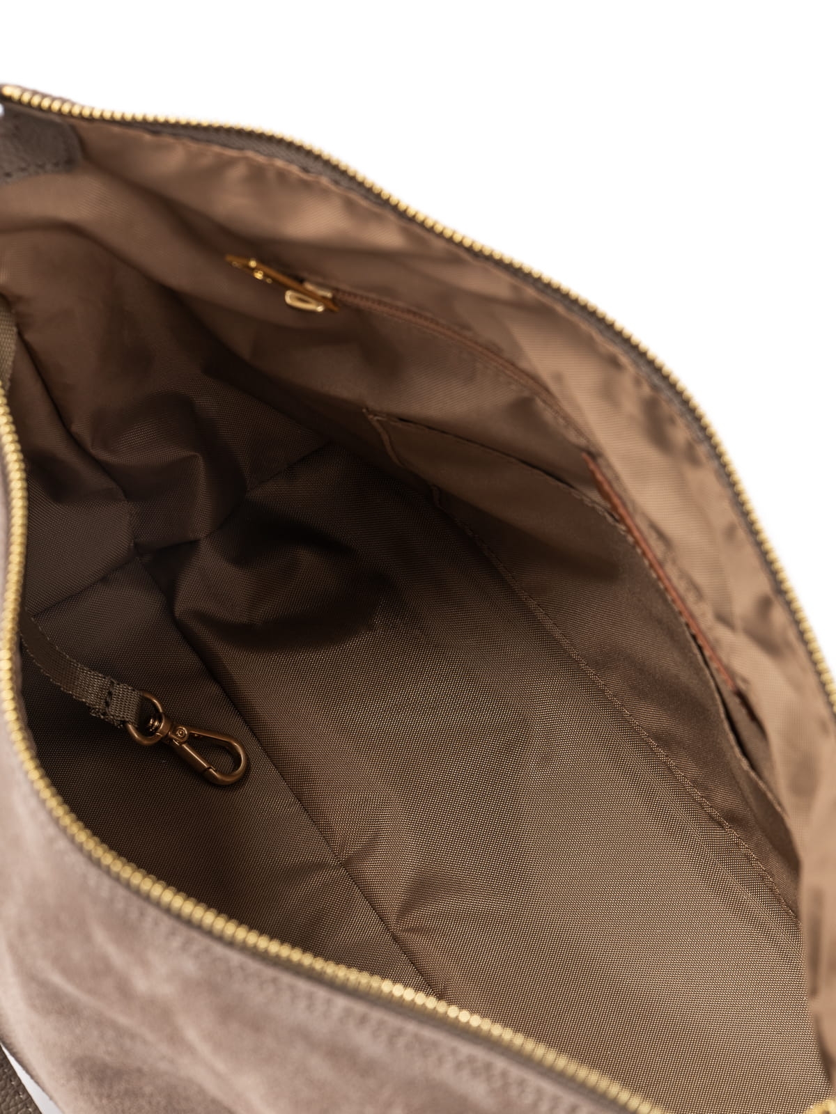 FLORENCE zamsz jasny taupe skórzana torebka damska na ramię skóra naturalna.JPG