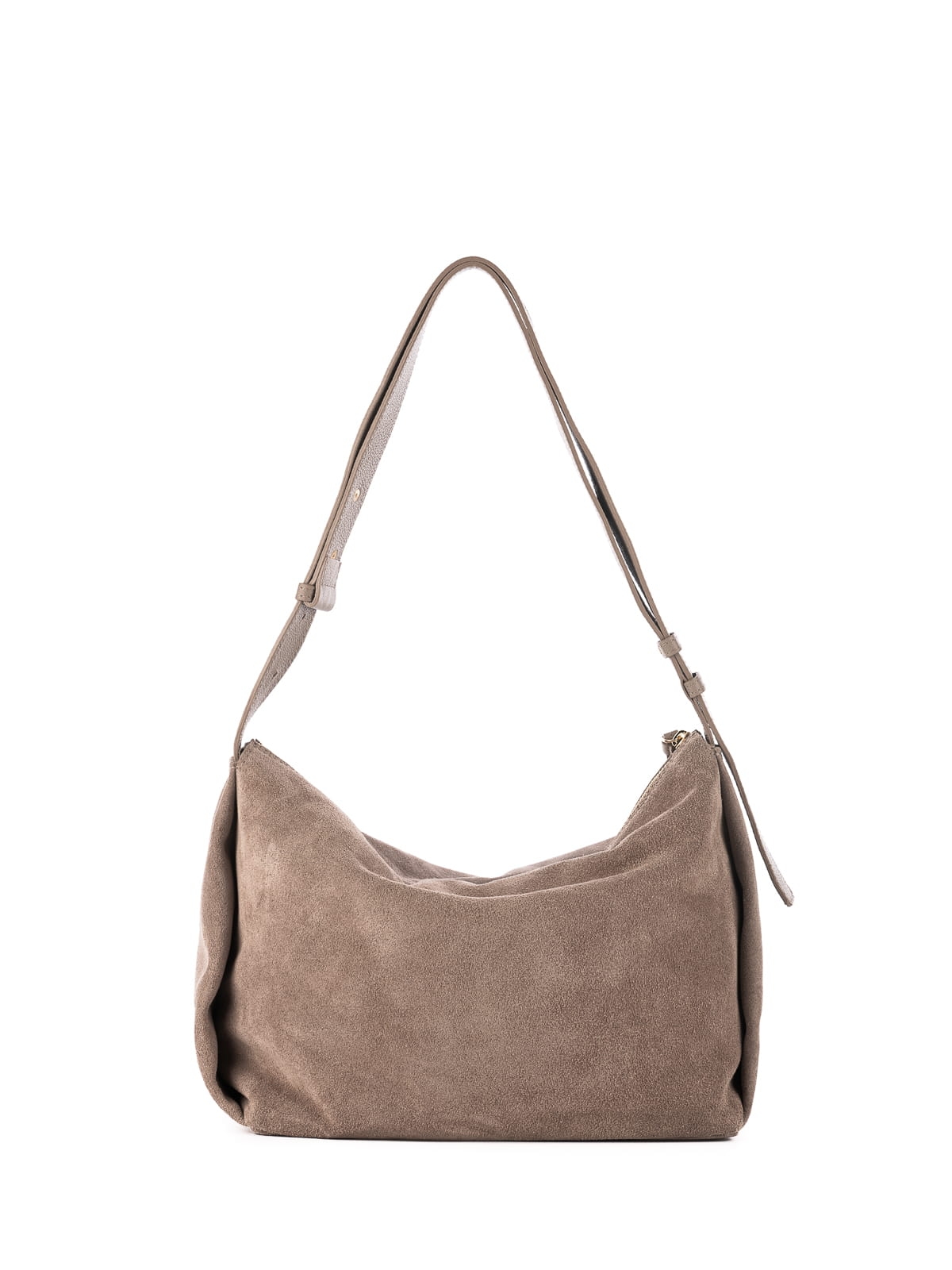 FLORENCE zamsz jasny taupe skórzana torebka damska.JPG