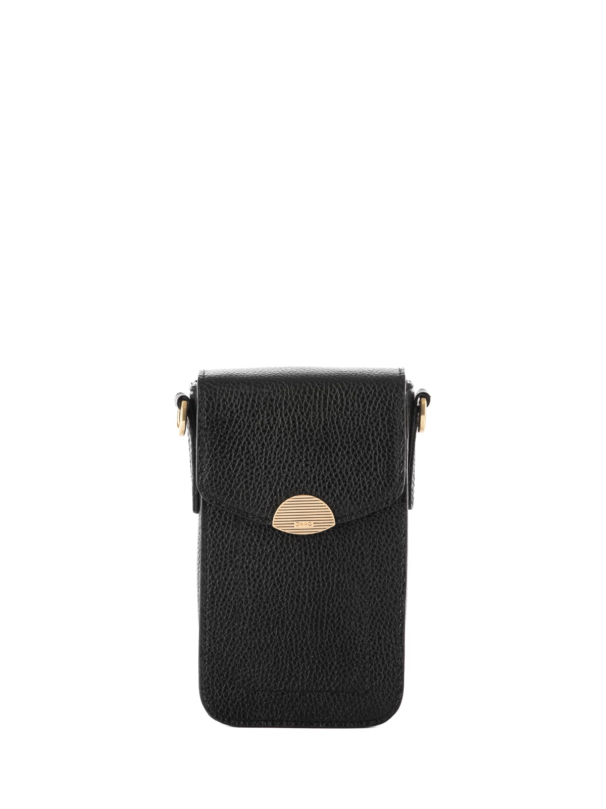 CALLIE czarna skórzana torebka na telefon torebeczka na telefon.JPG