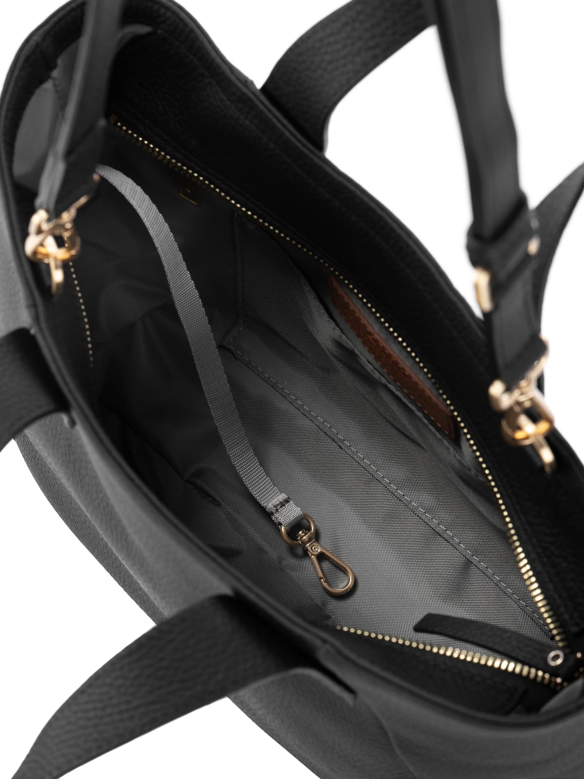 HANNAH czarna duża skórzana torebka kuferek listonoszka.JPG