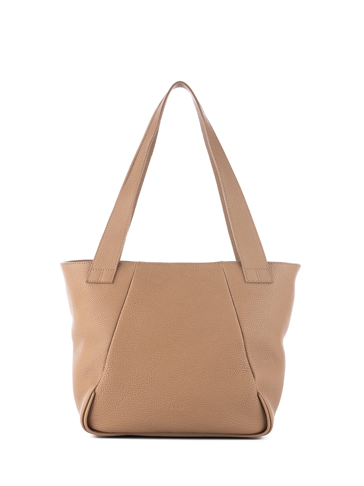 MARCELLA ciemny beż skórzana torba shopper damska.JPG