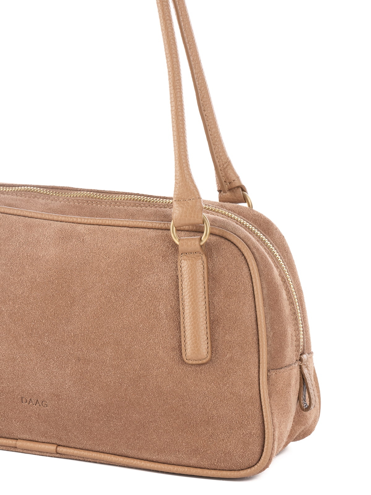 CASSIE zamsz mokka skórzana damska listonoszka torebka na ramię.JPG