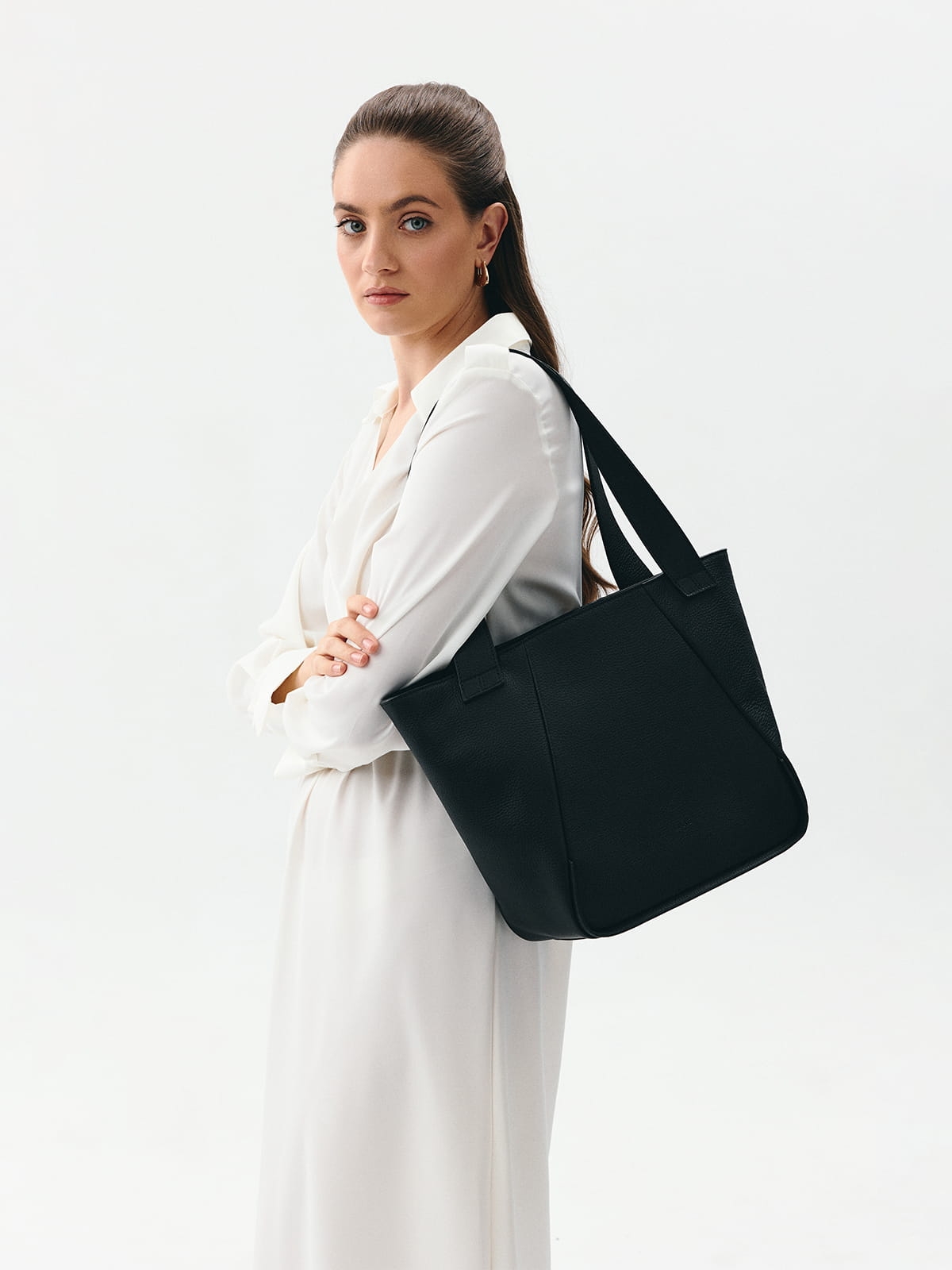 MARCELLA czarna skórzana torba shopper damska shopperka.jpg