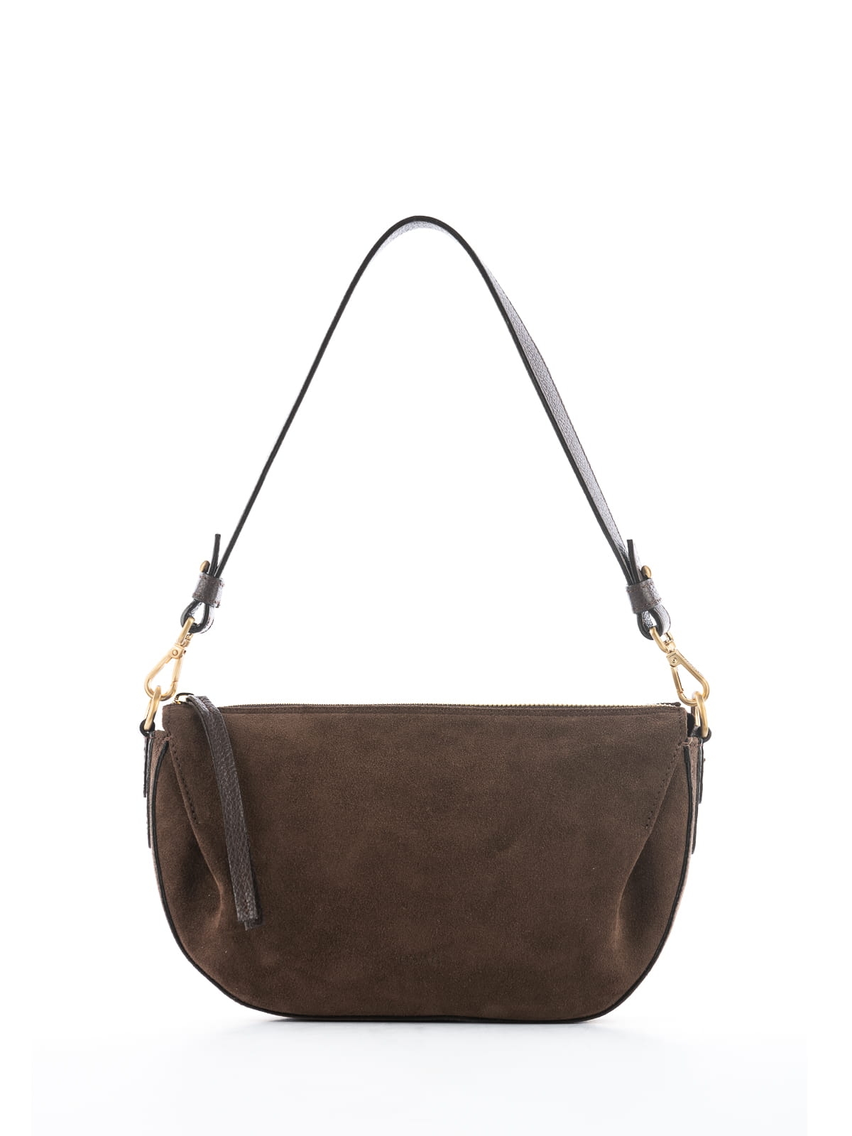 PENELOPE zamsz czekoladowy torebka skórzana  damska listonoszka torba na ramię.JPG