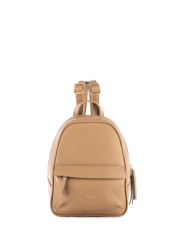 POLLY ciemny beż skórzany plecak damski plecak miejski.JPG