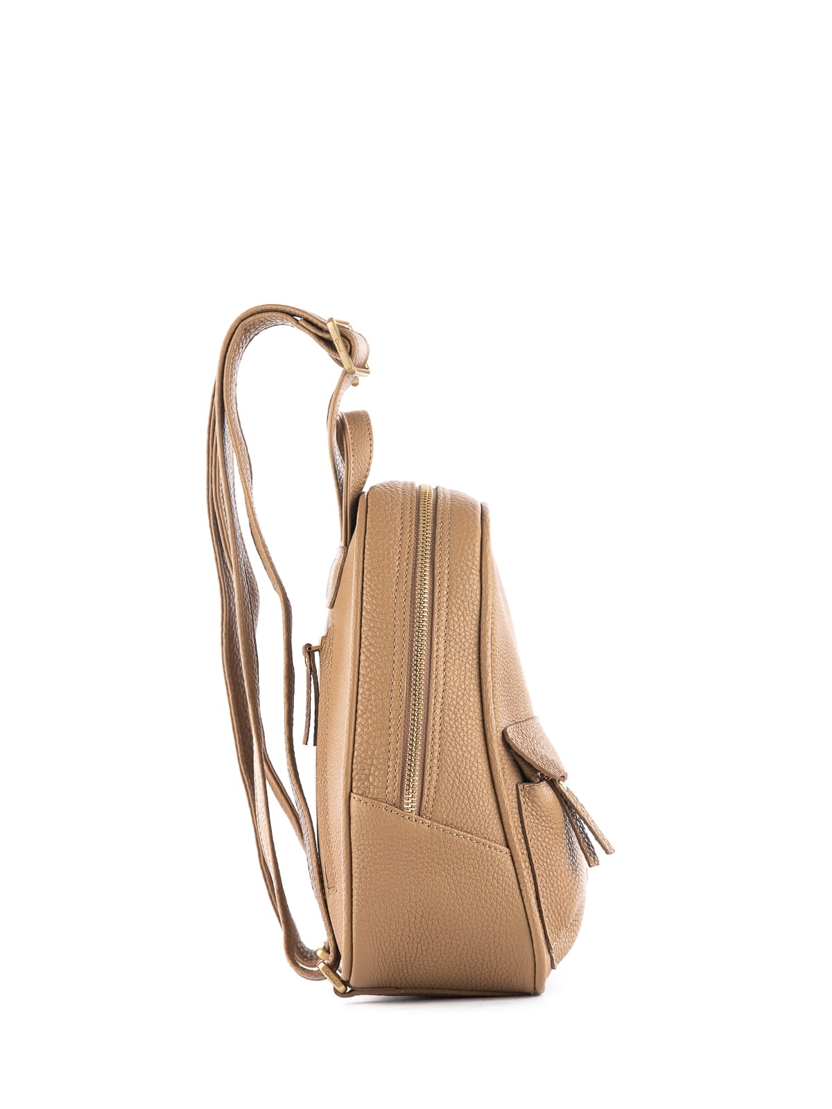 POLLY ciemny beż skórzany plecak damski plecak miejski.JPG