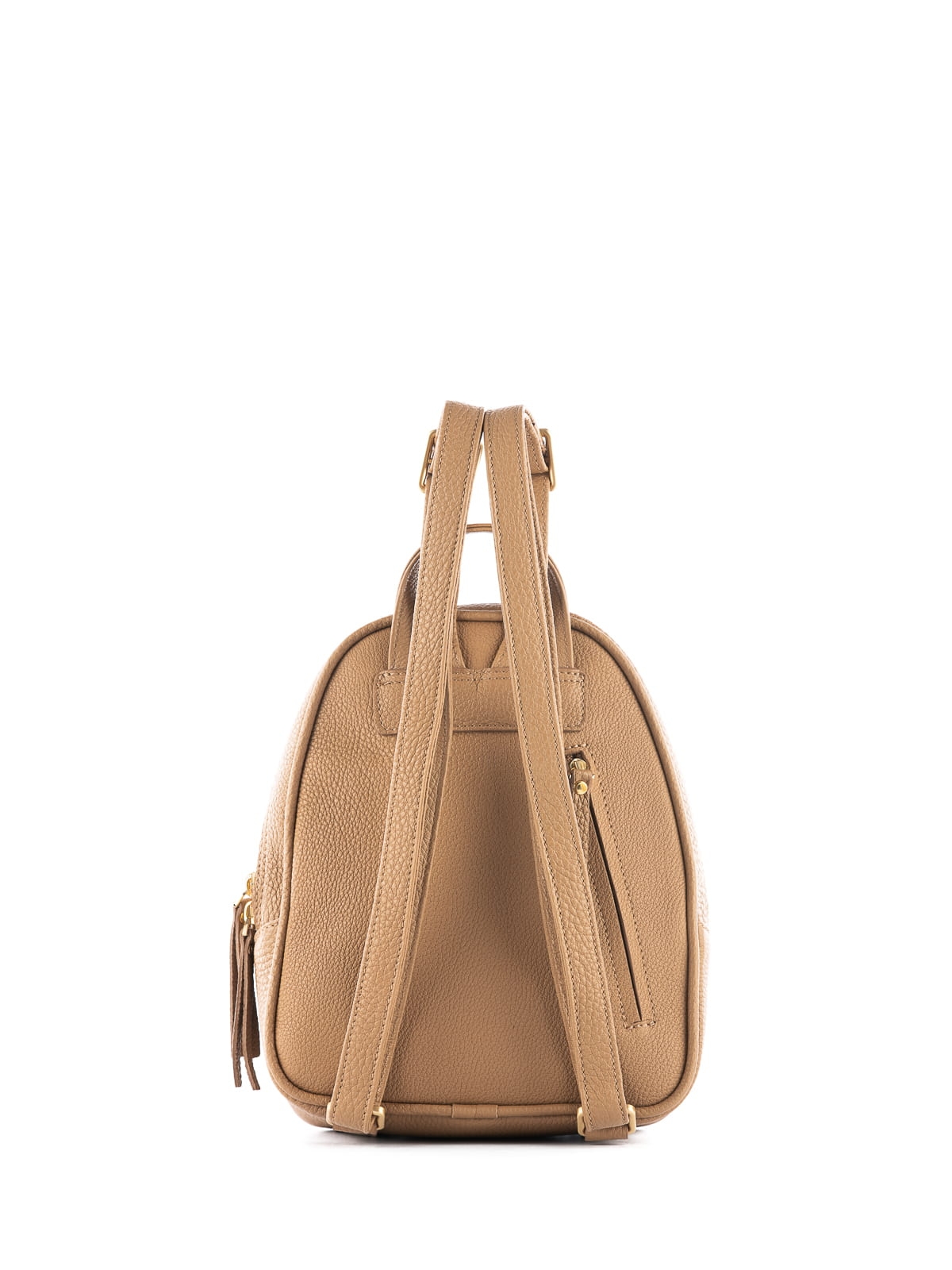 POLLY ciemny beż skórzany plecak damski plecak miejski.JPG