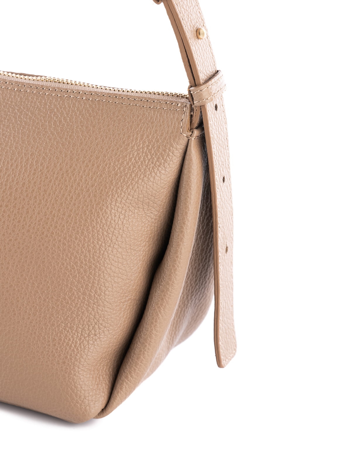 MINI FLORENCE beżowa groszek skórzana torebka damska listonoszka torba na ramię.JPG