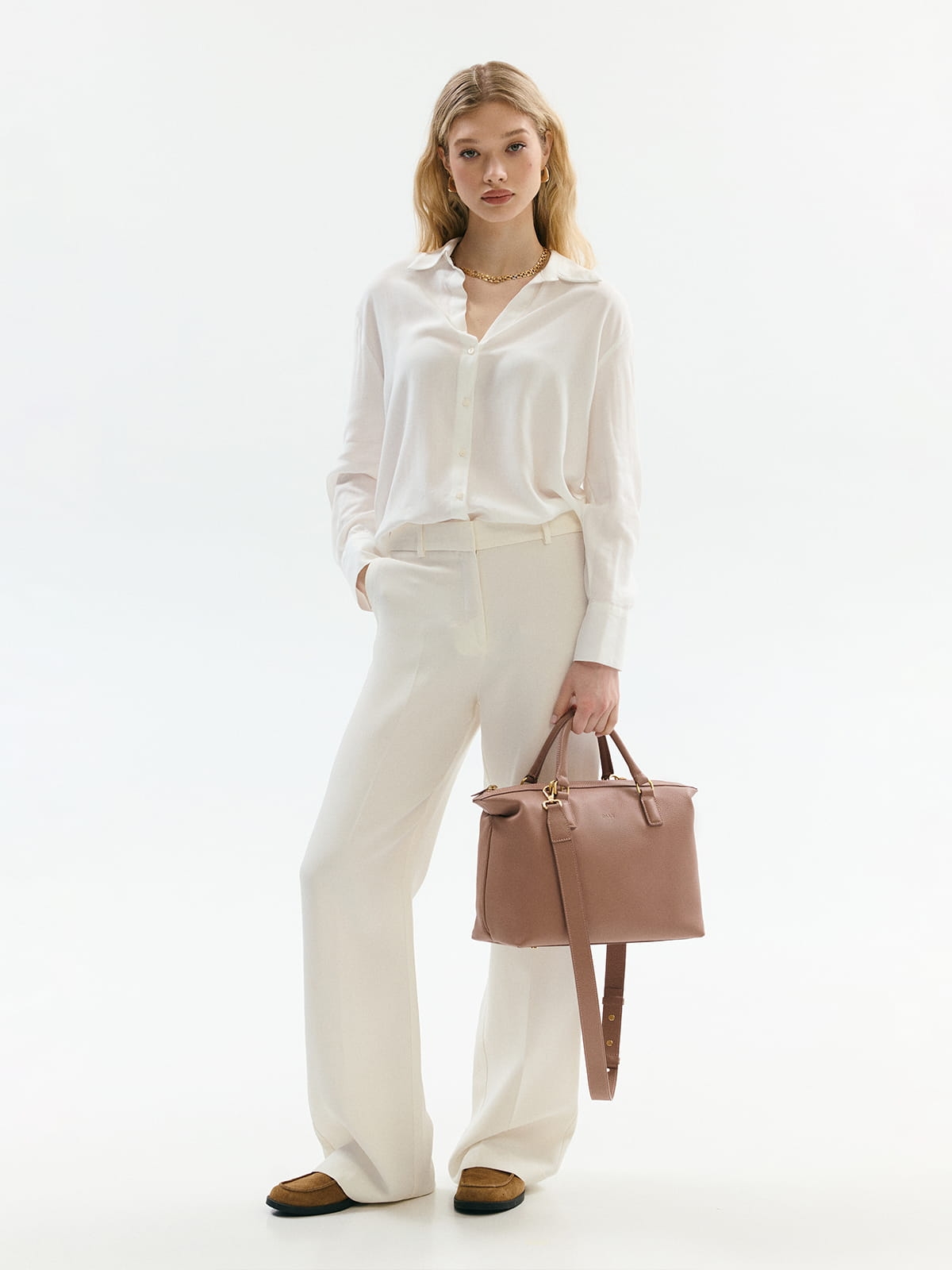 PEONY pudrowy róż  skórzana torba shopper duża damska shopperka.jpg