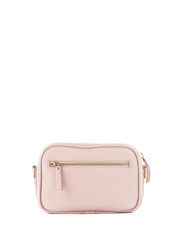 BETTY jasnoróżowa mała skórzana damska listonoszka Naoko.JPG