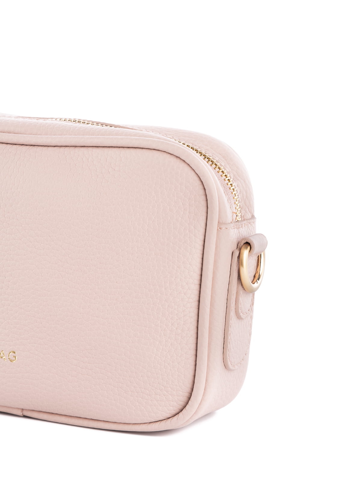 BETTY jasnoróżowa skórzana torebka damska listonoszka Naoko.JPG