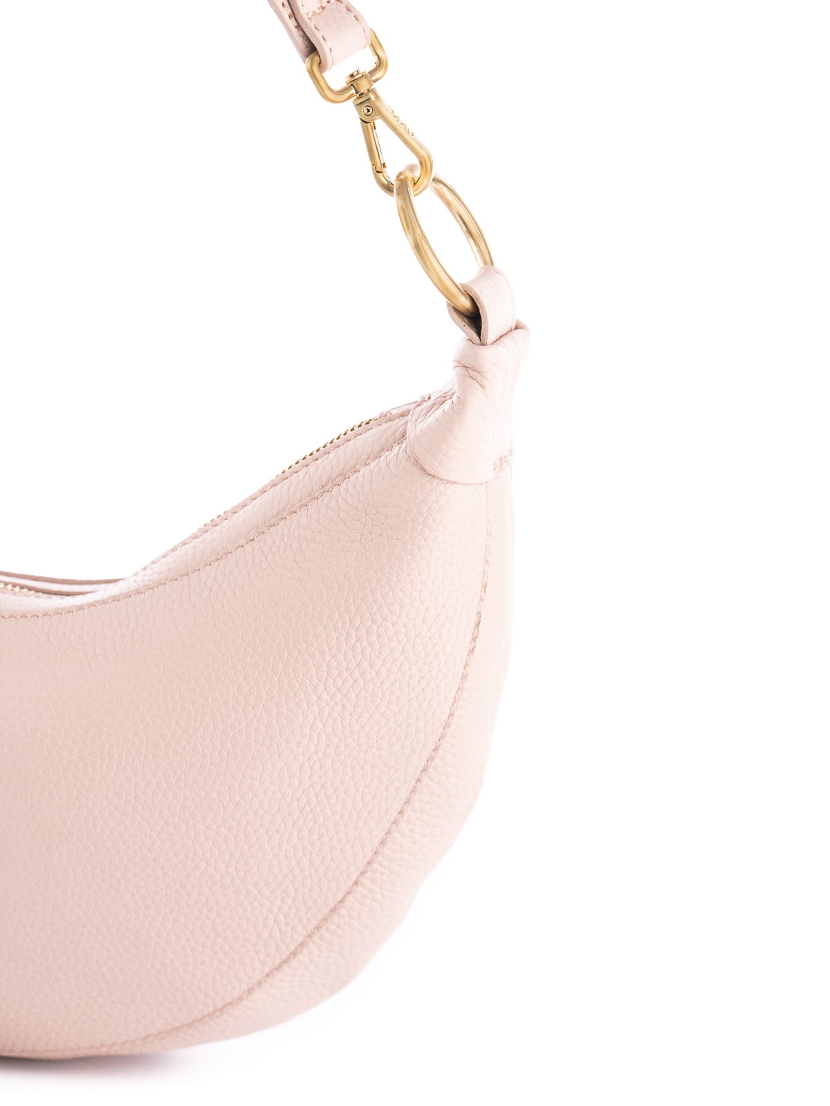 LUA jasny róż skórzana torebka damska listonoszka torba na ramię Naoko.JPG