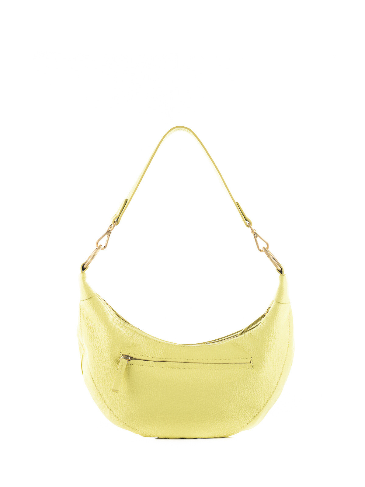 LUA żółta skórzana torebka na ramię damska listonoszka torba na ramię Naoko.png