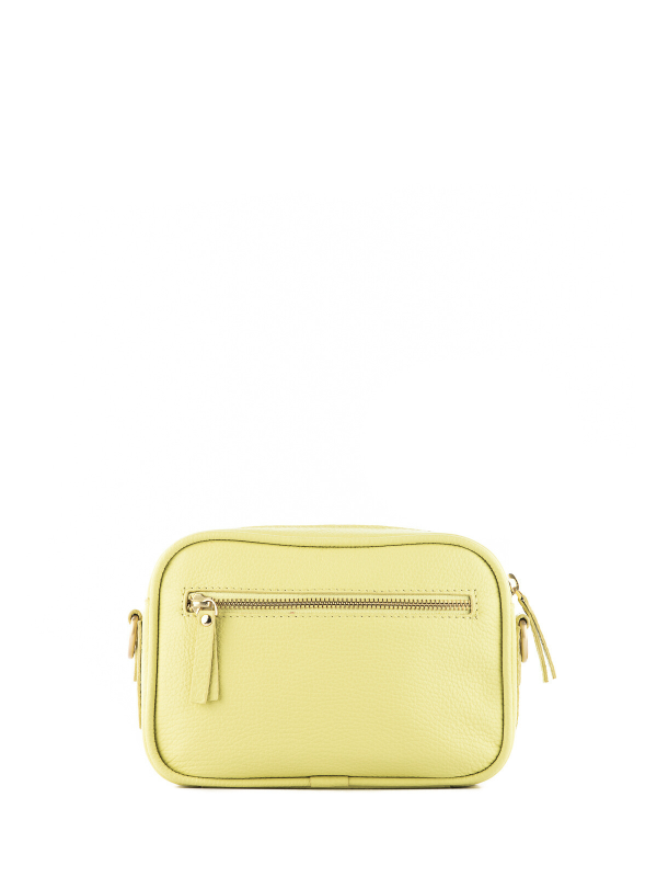 BETTY żółta mała żółta skórzana torebka damska listonoszka Naoko.png