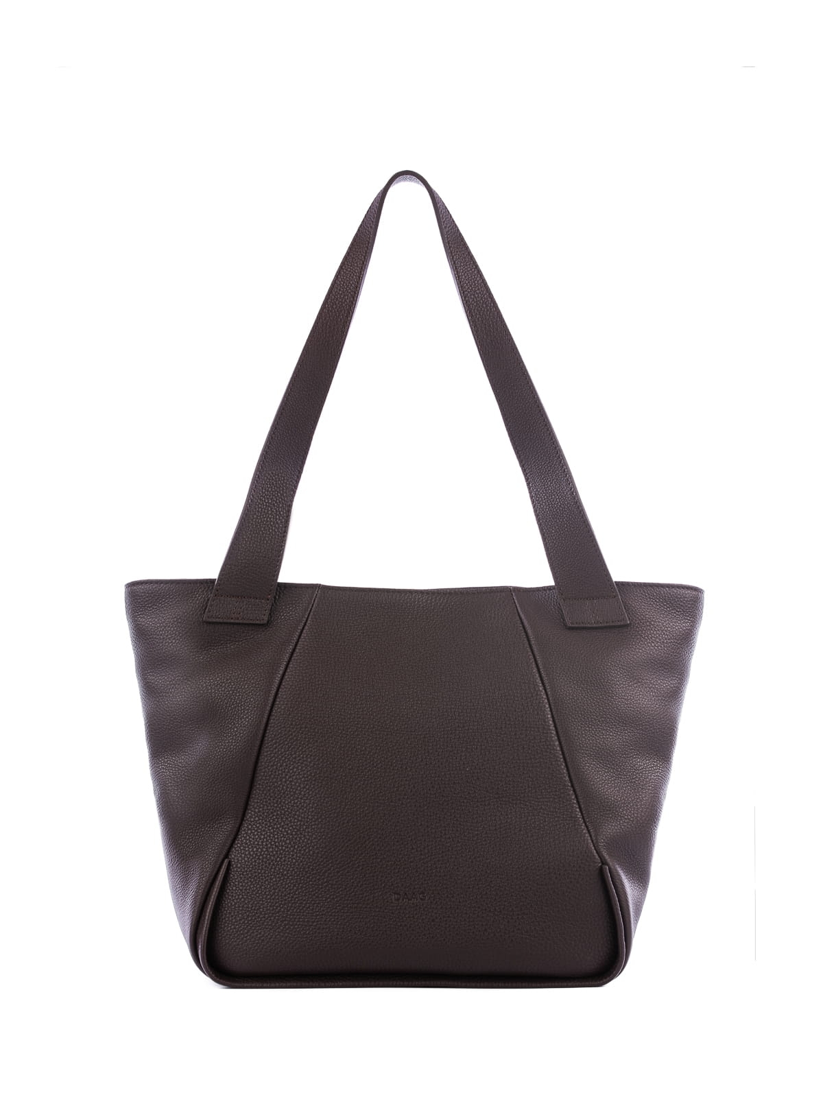 MARCELLA czekoladowa skórzana torba shopper damska shopperka.JPG