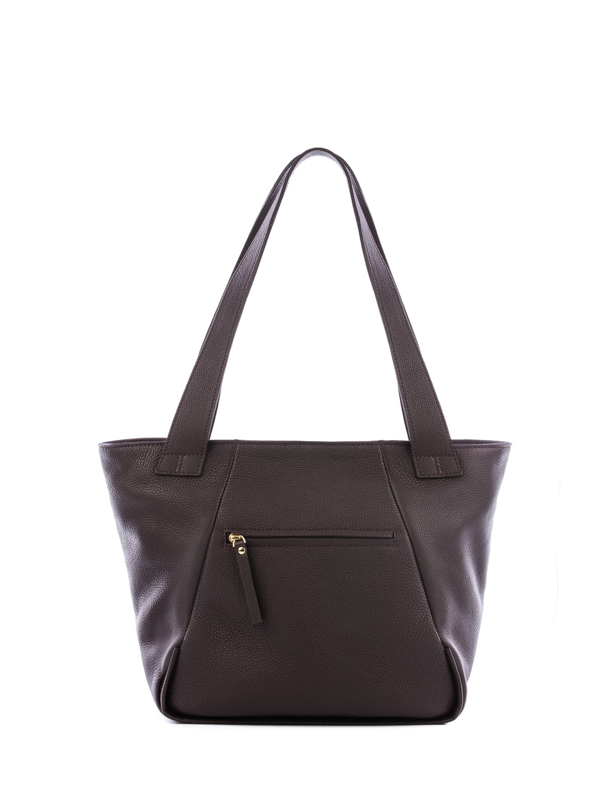 MARCELLA czekoladowa skórzana torba shopperka.JPG