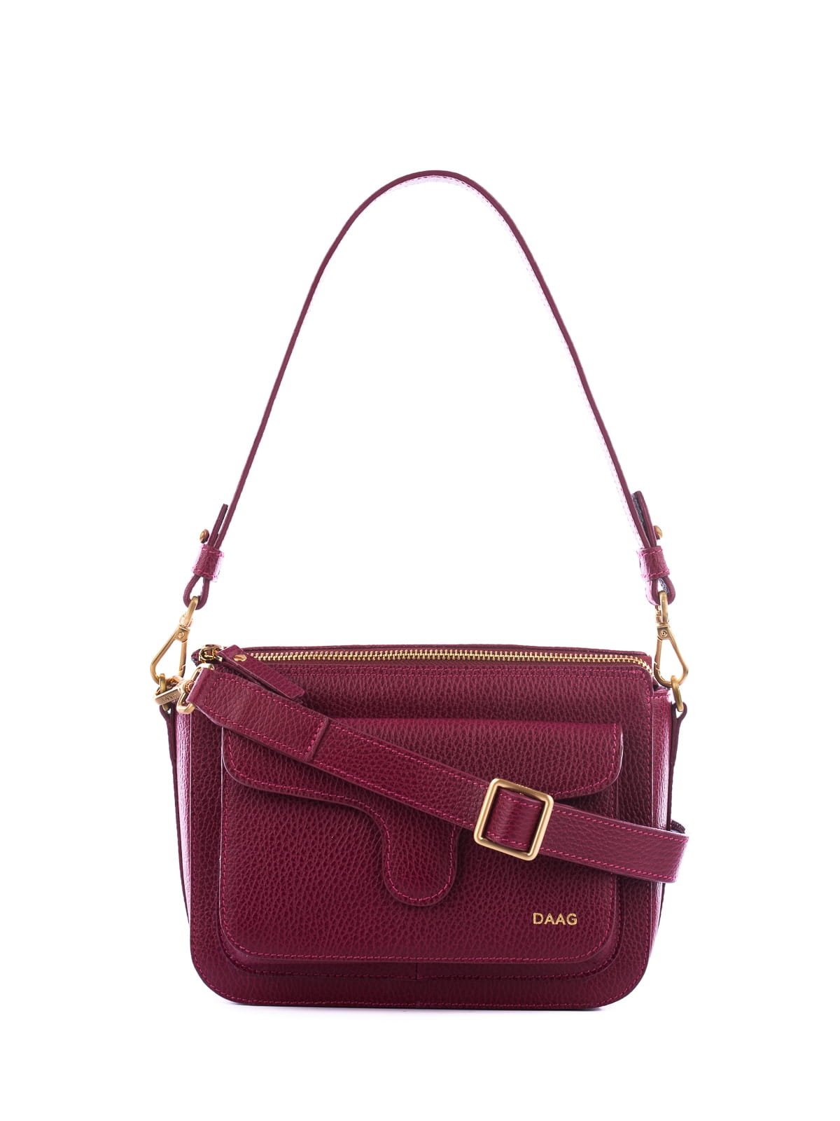 MINI MARLOTTE jasnobordowa skórzana torebka damska listonoszka torba na ramię.JPG