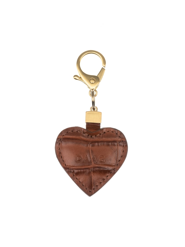 CHARMS koniak croco breloczek skórzany.JPG