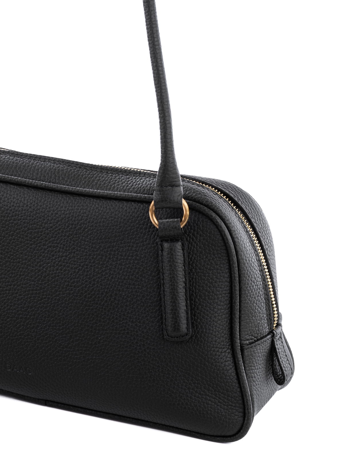 CASSIE czarna groszek skórzana damska listonoszka torba na ramię.JPG