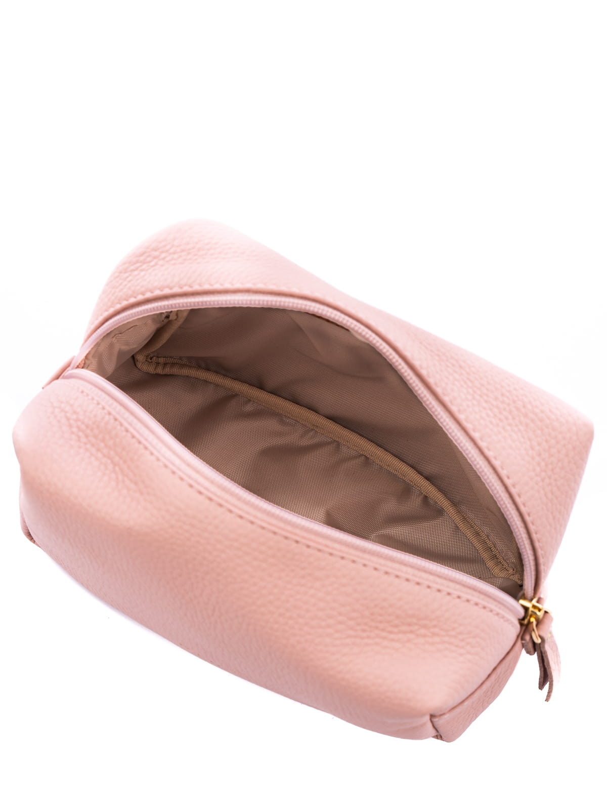 TILLY XL jasnoróżowa skórzana kosmetyczka damska.JPG