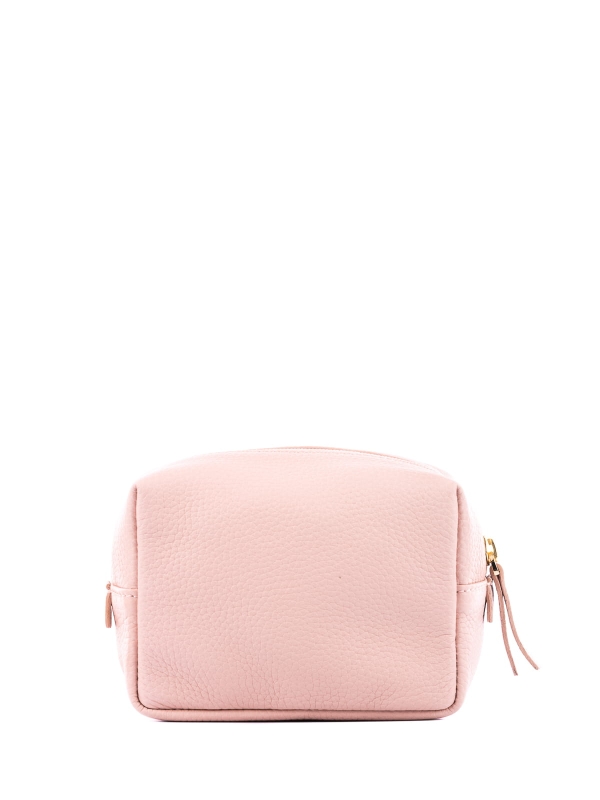 OVS_1374.JPGMINY TILLY jasnoróżowa skórzana kosmetyczka damska