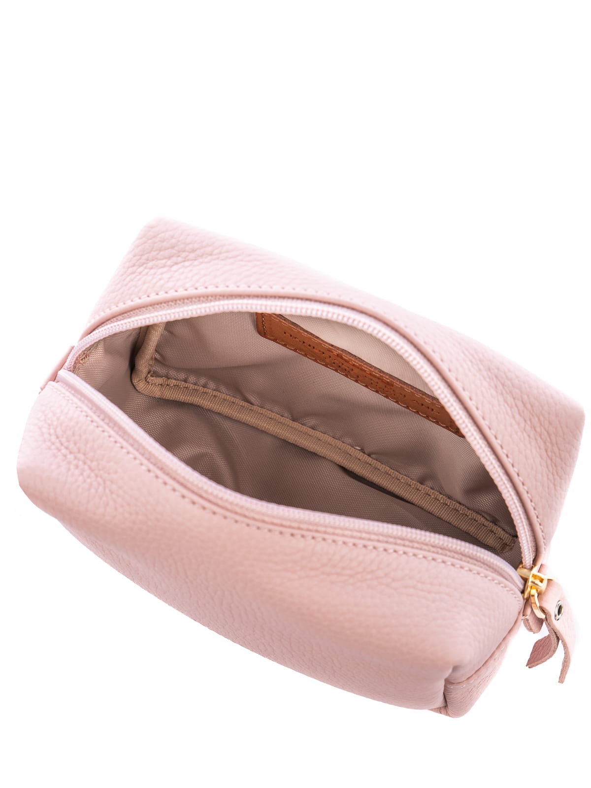 OVS_1382.JPGMINY TILLY jasnoróżowa skórzana kosmetyczka damska