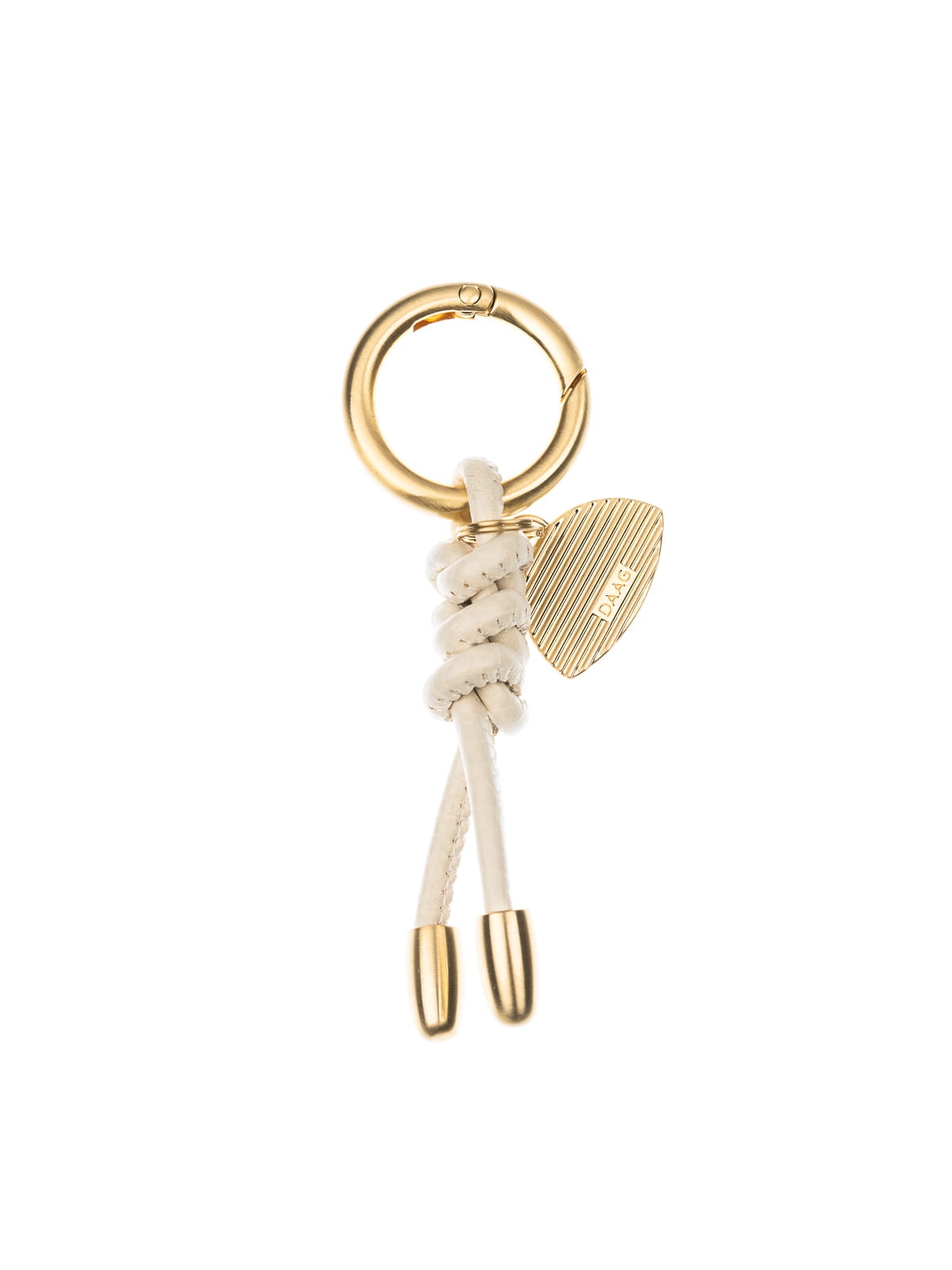 CHARMS mini troczek milk skórzany breloczek