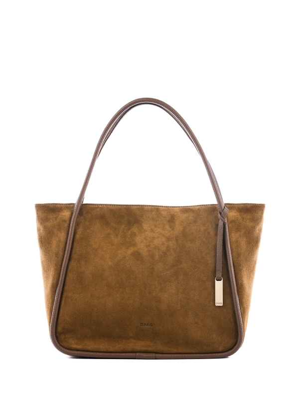 GULIETTA zamsz khaki skórzana torba shopper damska shopperka.jpg