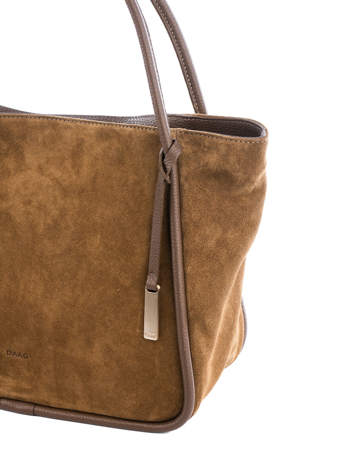 GULIETTA zamsz khaki skórzana torba shopper damska shopperka.jpg