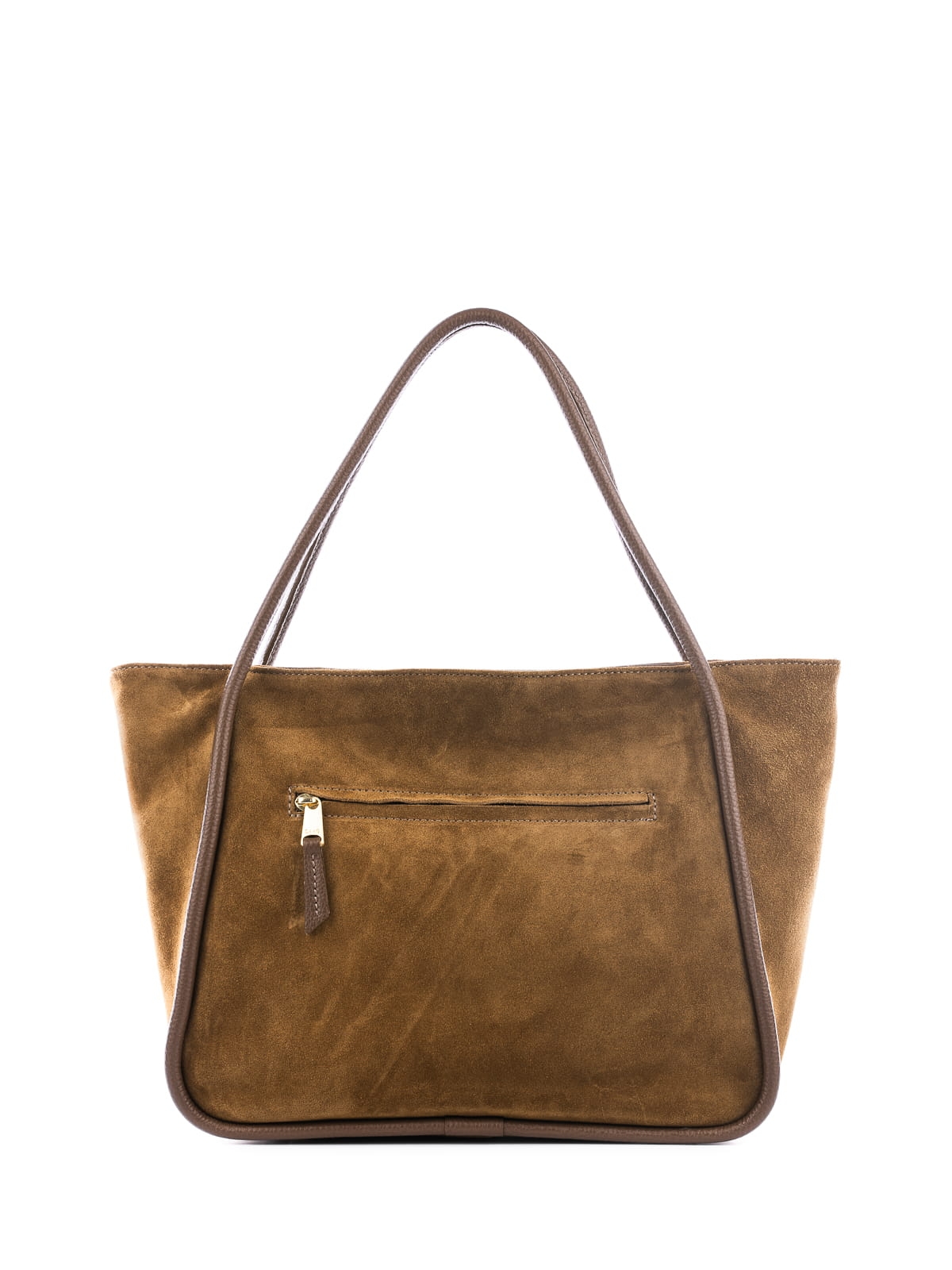 GULIETTA zamsz khaki skórzana torba shopper damska shopperka.jpg