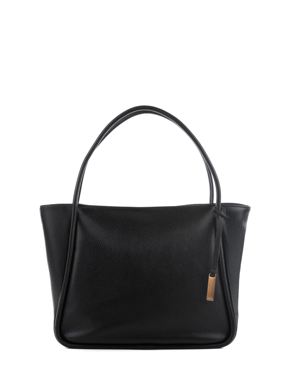 GULIETTA czarna skórzana torba shopper damska shopperka.jpg