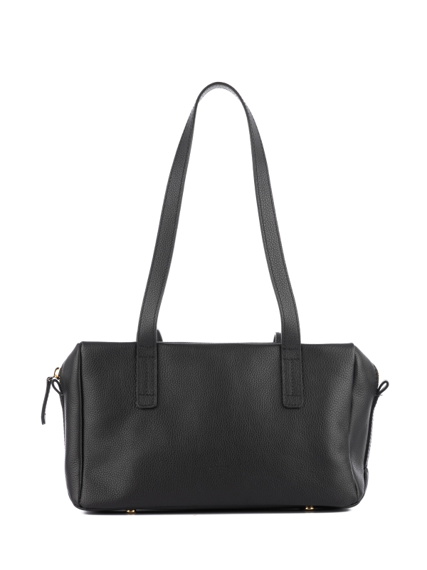 LEONIE czarna groszek skórzana torebka damska listonoszka torba na ramię.jpg