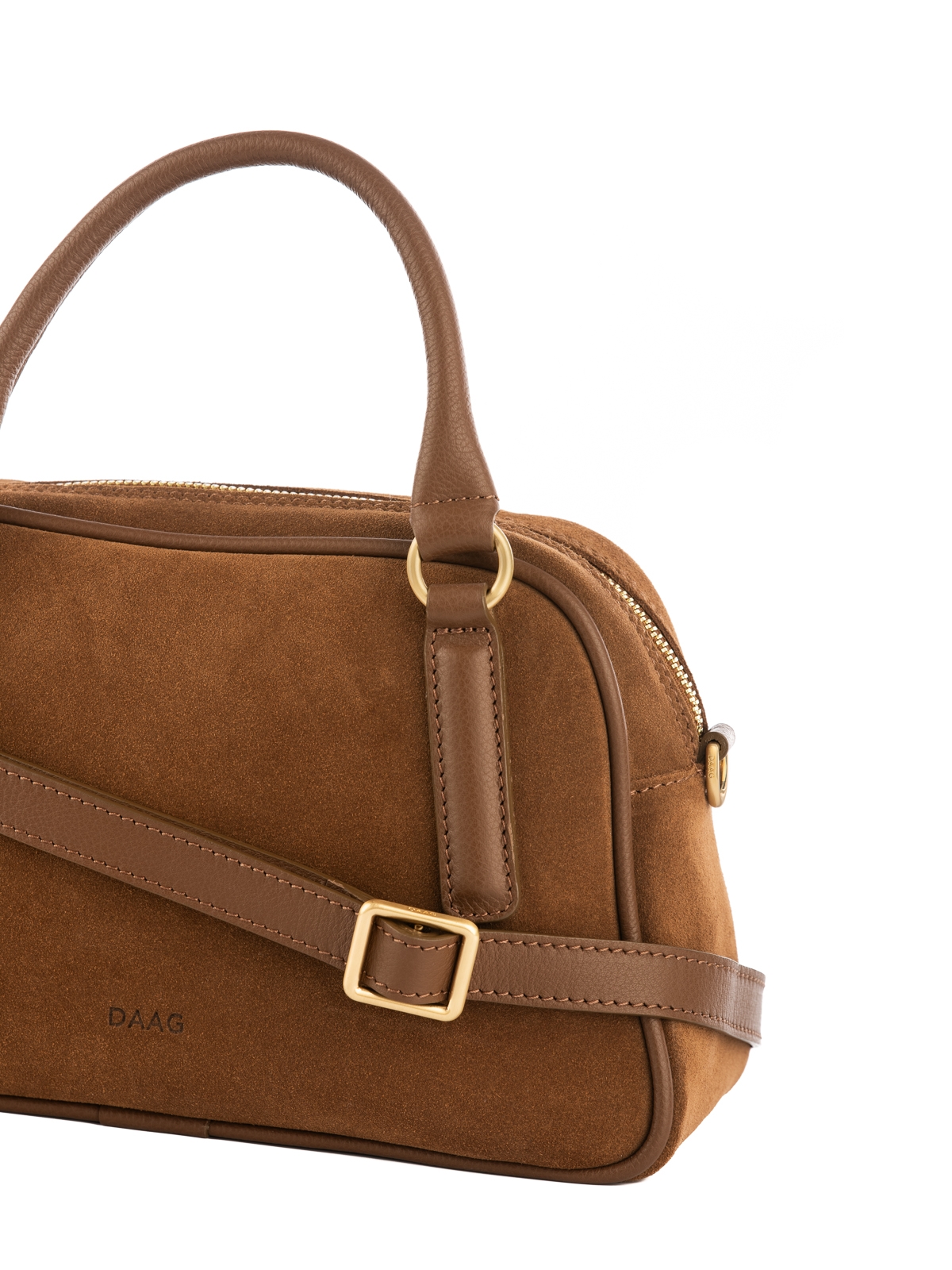 MINI CASSIE zamsz koniak skórzana torebka damska listonoszka torba na ramię.jpg