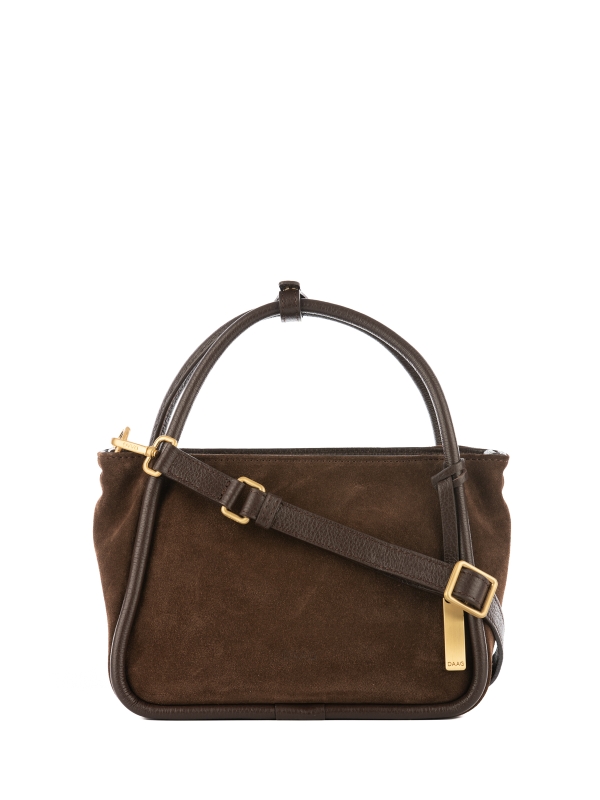 MINI GULIETTA zamsz czekoladowy skórzana torebka damska listonoszka torba na ramię.jpg