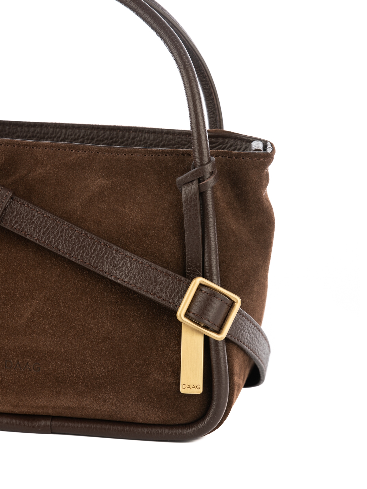 MINI GULIETTA zamsz czekoladowy skórzana torebka damska listonoszka torba na ramię.jpg