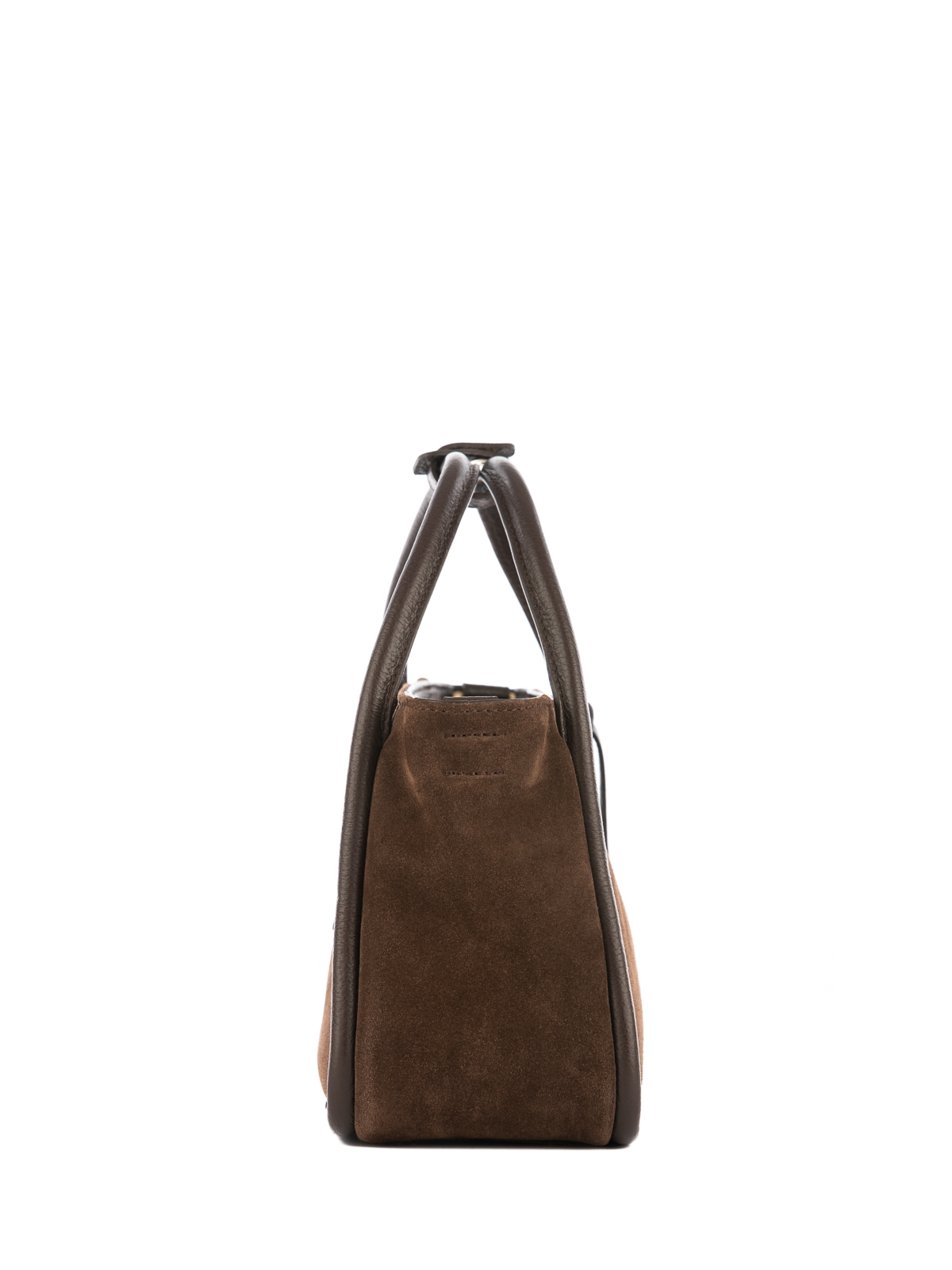 MINI GULIETTA zamsz czekoladowy skórzana torebka damska listonoszka torba na ramię.jpg