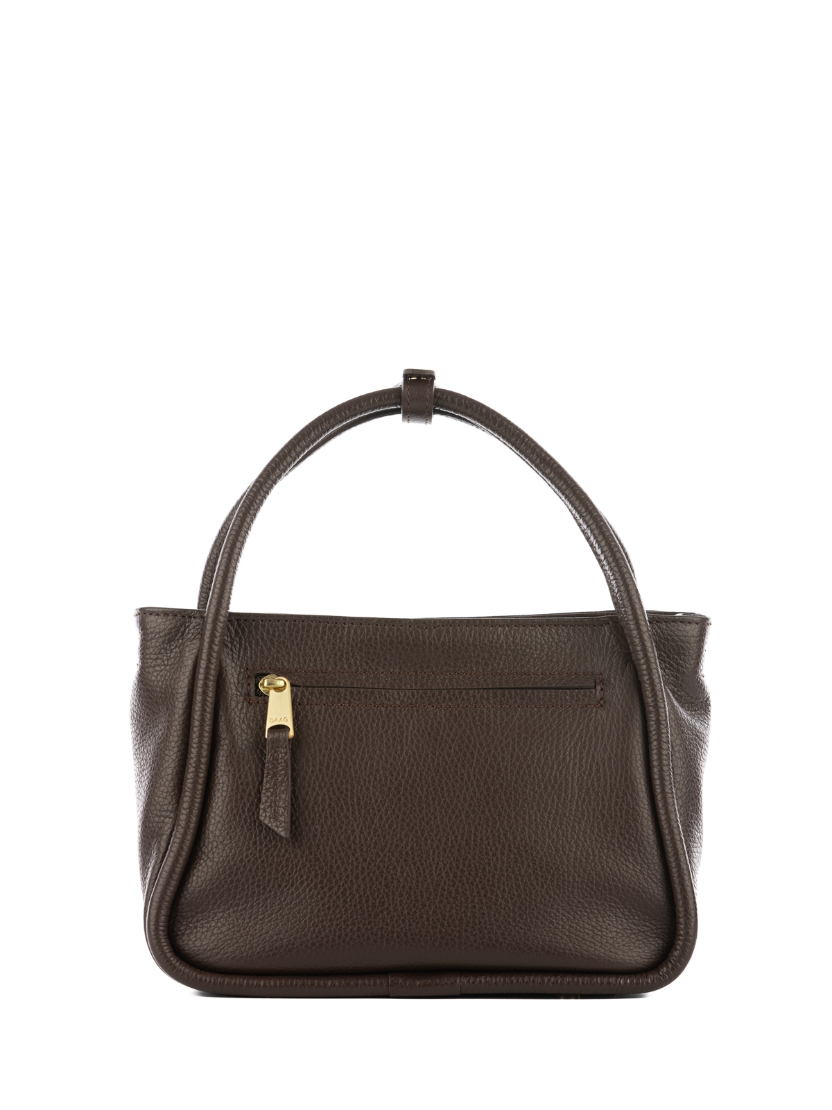 MINI GULIETTA czekoladowy groszek skórzana torebka damska listonoszka torba na ramię.jpg