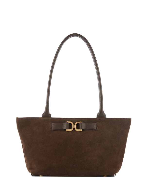 HAZEL zamsz czekoladowy skórzana torebka damska torba na ramię.jpg