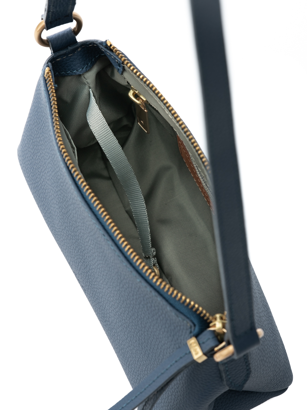 MINI CLAUDIA granatowa skórzana torebka damska mała.jpg