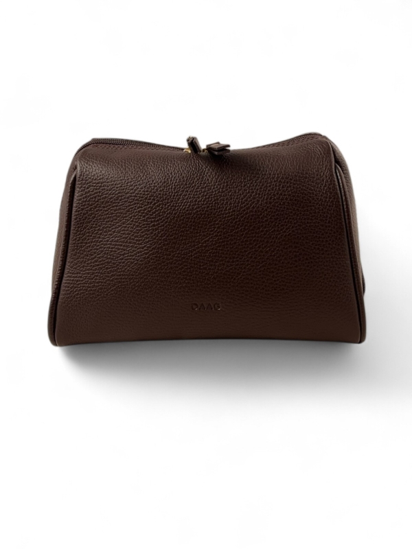 KELLY czekoladowa skórzana kosmetyczka damska zero waste.jpg